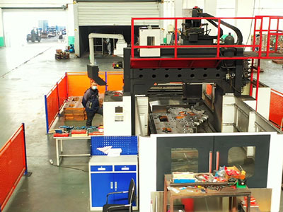 High-precision parts CNC processing workshop