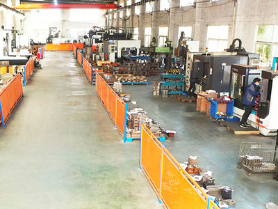 High-precision parts CNC processing workshop