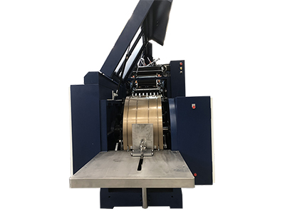 Roll-fed J-cut Paper Bag Making Machine with Twisted/ Flat Handles and Top Over-folding