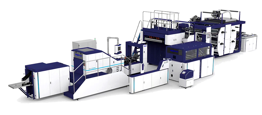 Optional inline print press can be added to achieve printing function